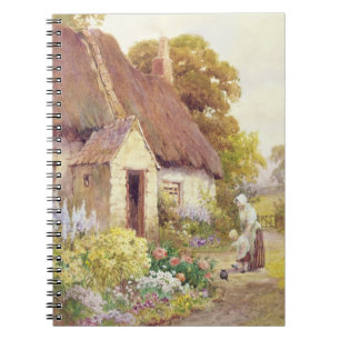 Country Cottage Spiral Notebook