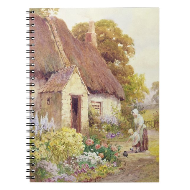 Country Cottage Spiral Notebook (Front)