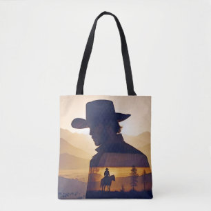 Country Cowboy Adventure Outdoors Nature Escape Tote Bag