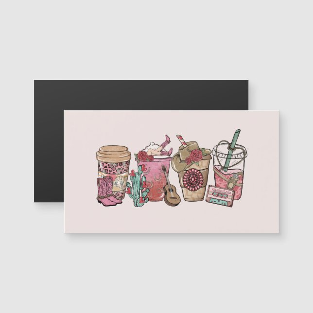Country Cowboy Coffee Cups | Western-Themed (Front/Back)