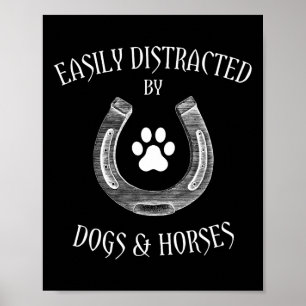 Country Cowgirl And Horse Loving Apparel - Easily  Poster