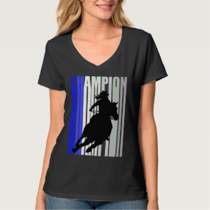 Country Cowgirl Champion Horse Riding Barrel Racin T-Shirt