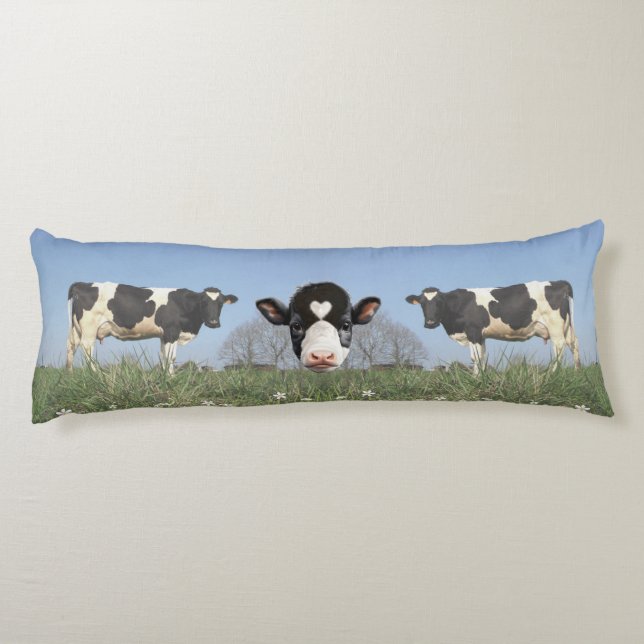 Country Cows and Customisable Cow Face Body Cushion (Back)