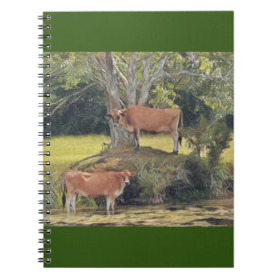 Country Cows Spiral Notebook