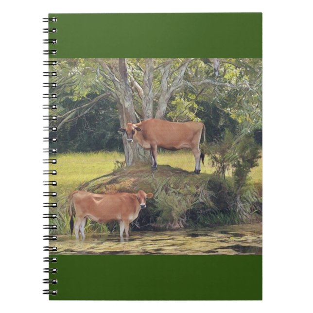 Country Cows Spiral Notebook (Front)