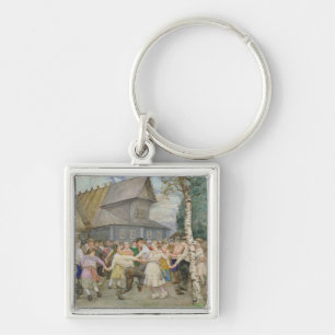 Country Dance, 1917-22 Key Ring