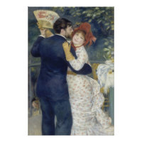 Country Dance - Renoir Impressionist Painting
