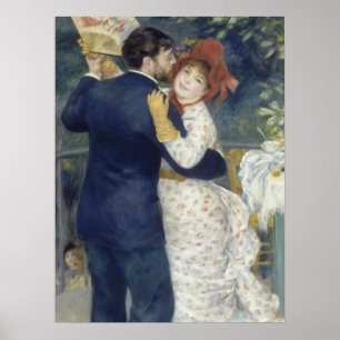 Country Dance - Renoir Impressionist Painting Poster
