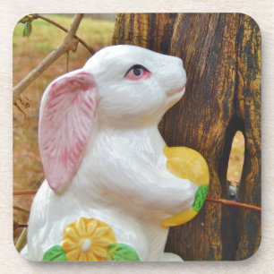 Country Easter Bunny Coaster