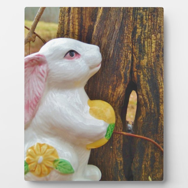 Country Easter Bunny Plaque (Front)