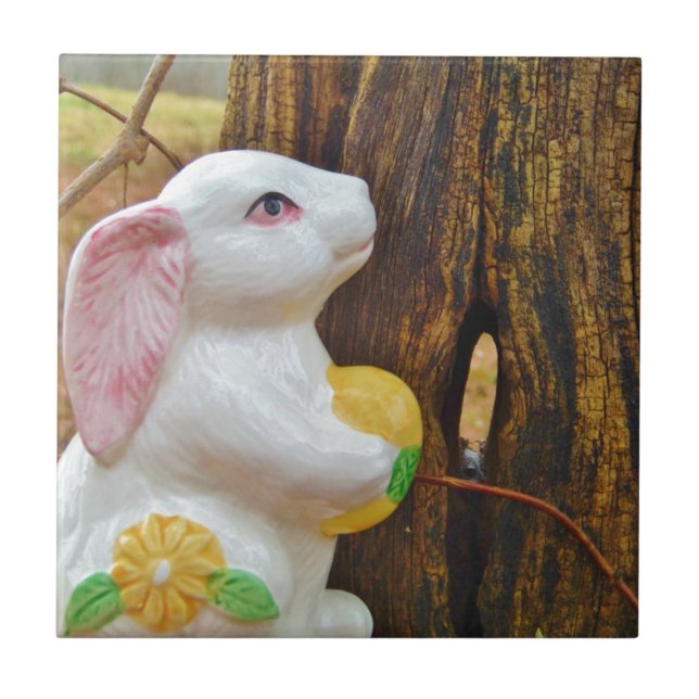 Country Easter Bunny Tile (Front)