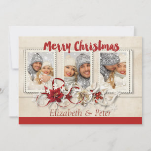 Country Elegant Photo Christmas Card