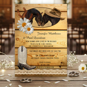 Country Elope or Post Wedding Party Invitation