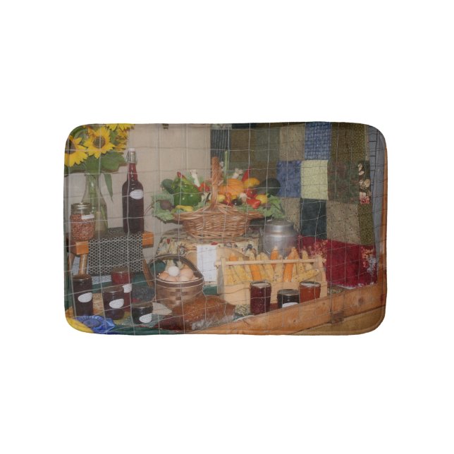 Country Fair Harvest Display Bath Mat (Front)