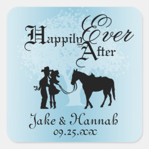 Country Fairy Tale Square Sticker