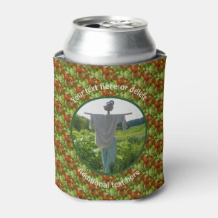 Country Farm Garden Scarecrow Personalised Party Can Cooler