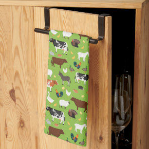 Country Farm Kitchen Towels - Farm Animals - Gifts