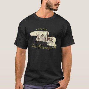 Country Farm New Orleans Bad Geography Stupid Joke T-Shirt