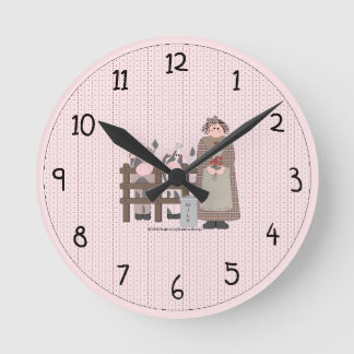 Country Farm Wall Clock