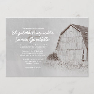 Country Farm Wedding Invitations