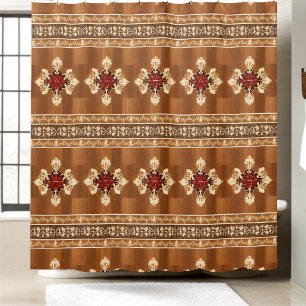Country Farmhouse Shower Curtains Style 1