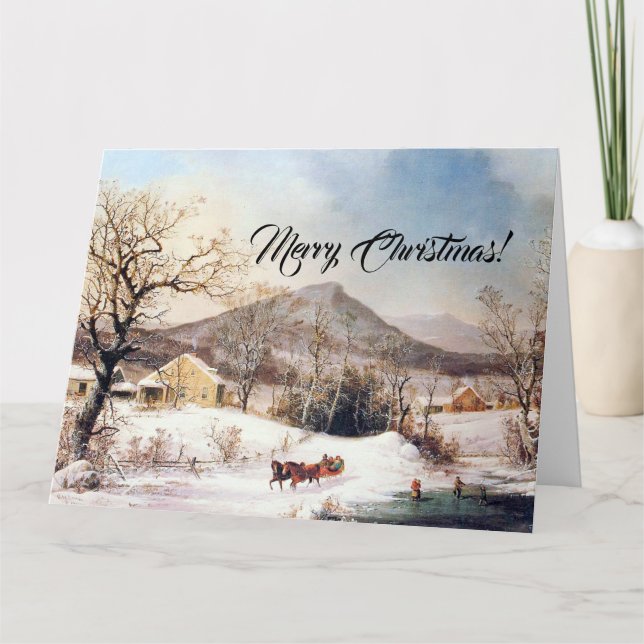 Country Farms Christmas Jesus Scriptures Big Card (Front)