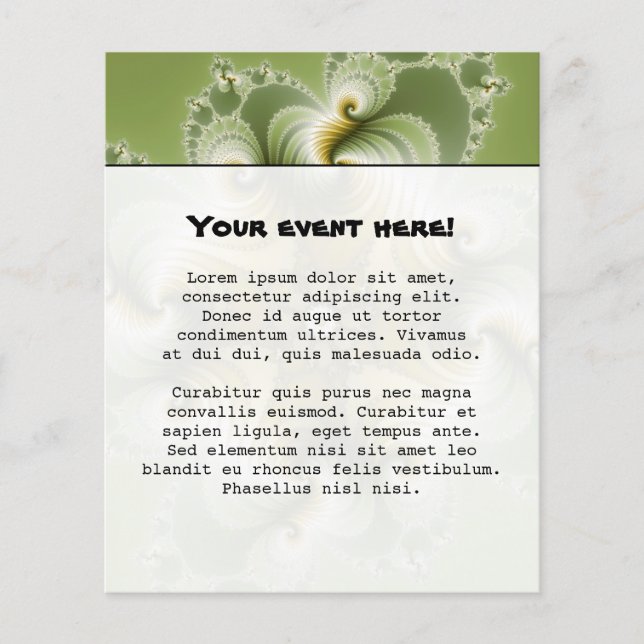 Country Fayre - Fractal Art Flyer (Front)