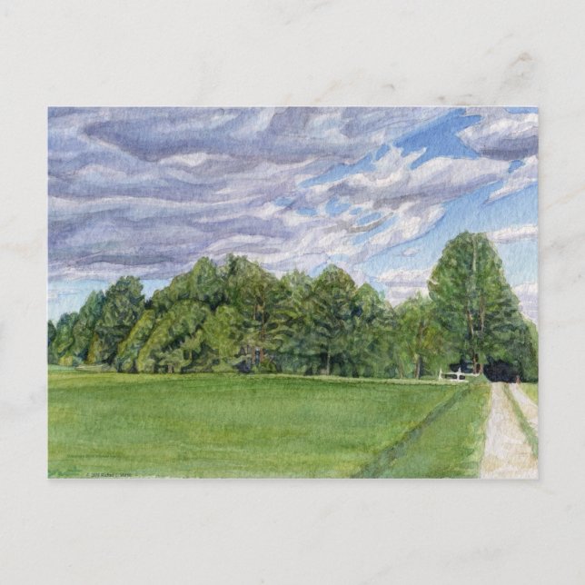 Country Field Postcard (Front)