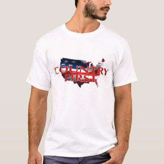 Country First tshirt kids McCain Palin