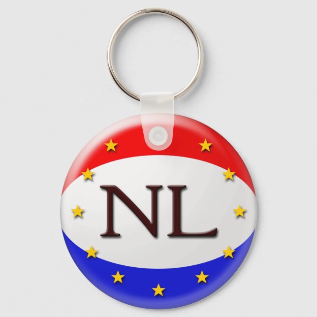 Country Flag Key Ring (Front)