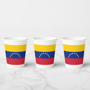 Country flag of Venezuela custom party cups