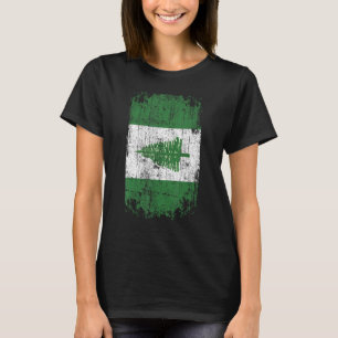Country Flag Souvenir Grunge Flag Norfolk Island T-Shirt