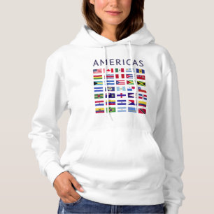 Country Flags Americas National Flags America Hoodie