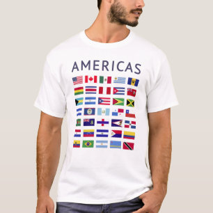 Country Flags Americas National Flags America T-Shirt