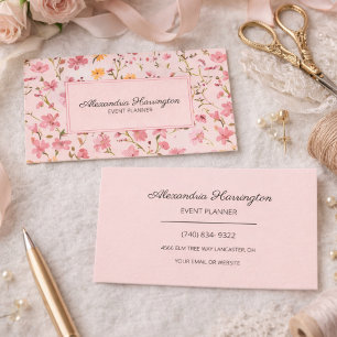 Country Floral Business Card