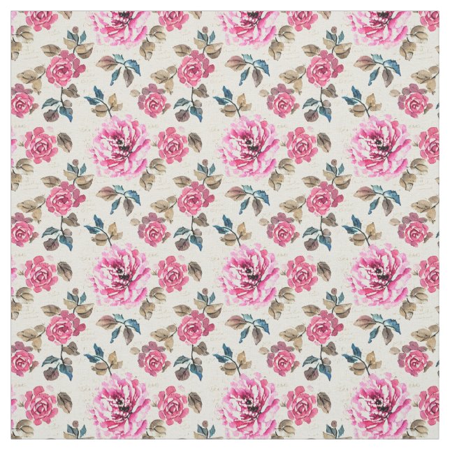 Country Flowers Fabric (Swatch)