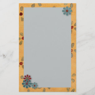Country Flowers Stationery