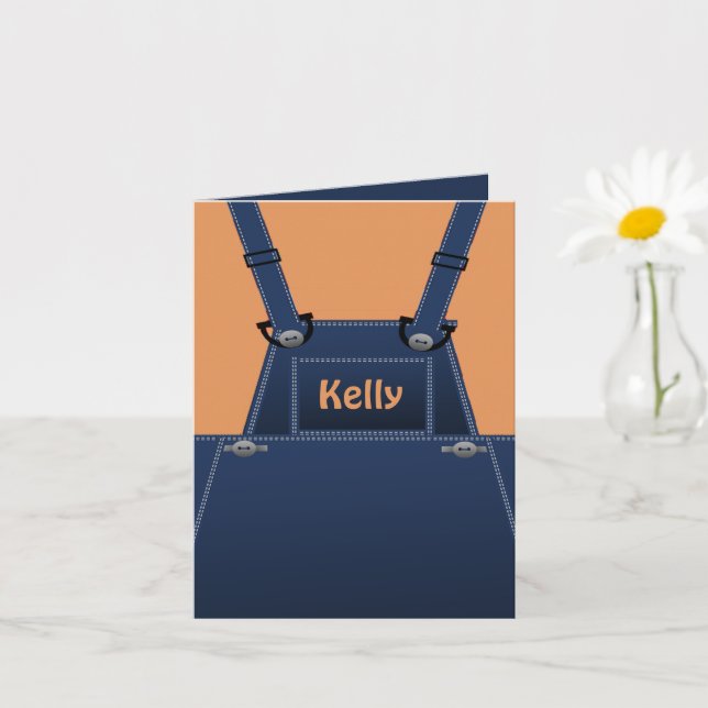 Country Folk Overalls Custom Card (Small Plant)