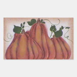 Country Folk Pumpkin Label