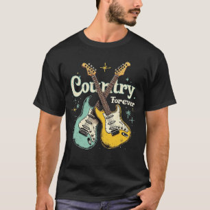 Country Forever Vintage Guitar Shirt