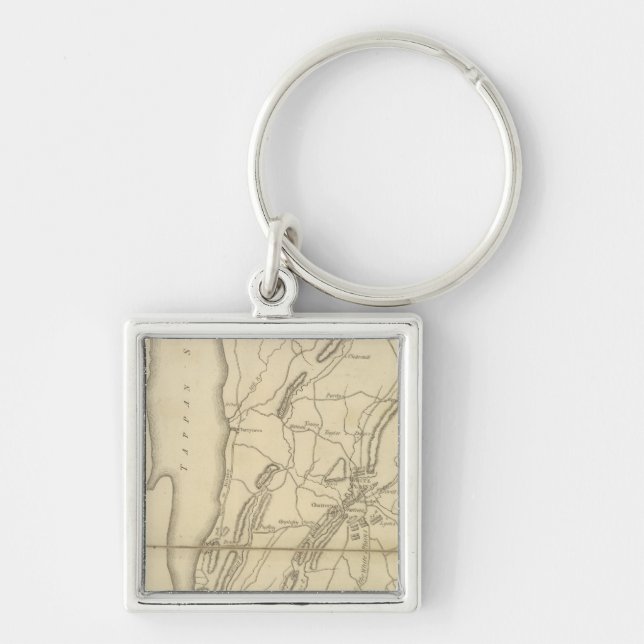 Country from Frog's Point to Croton River Key Ring (Front)