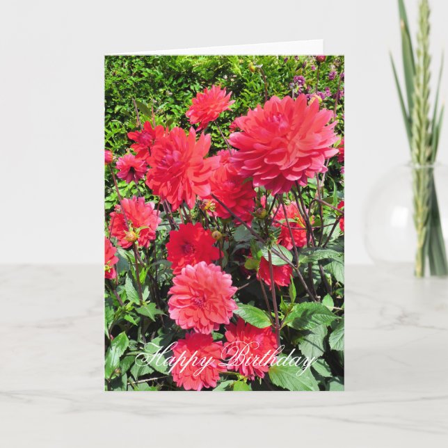 COUNTRY GARDEN FLOWERS CARD (Front)