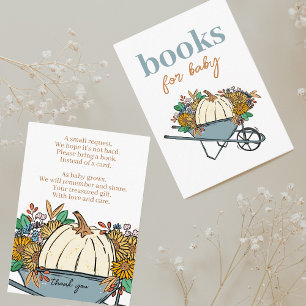 Country Garden Pumpkin Books for Baby Enclosure Card