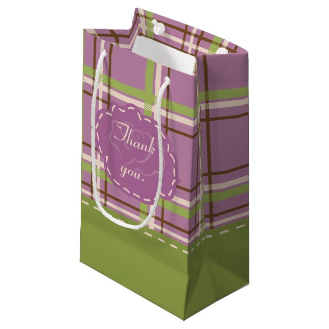 Country Garden Wedding Gift Bag (Front Angled)