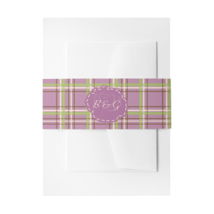 Country Garden Wedding Invitation Belly Band