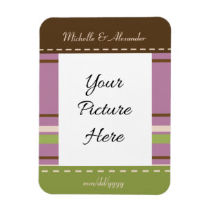 Country Garden Wedding Save-the-Date Magnet