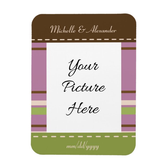 Country Garden Wedding Save-the-Date Magnet (Vertical)
