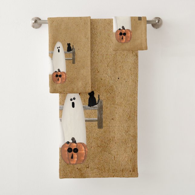 Country Ghosts Bath Towel Set (Insitu)