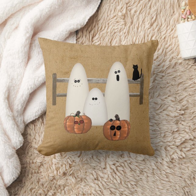 Country Ghosts Cushion (Blanket)