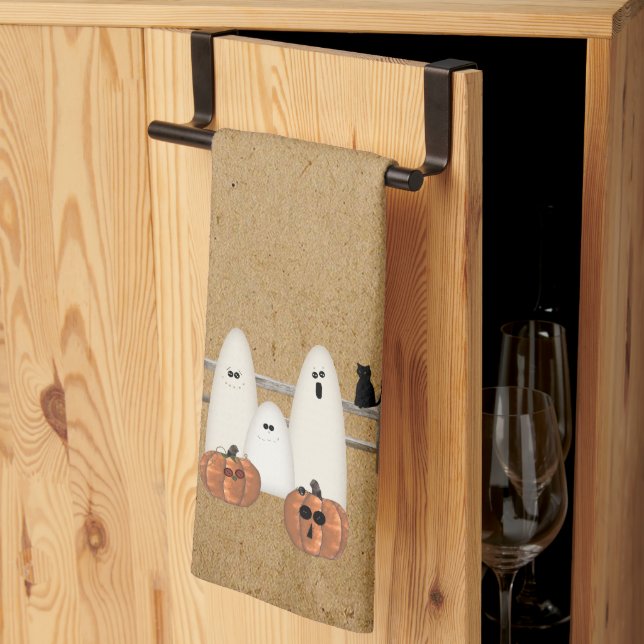 Country Ghosts  Tea Towel (Thirds Fold)